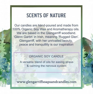 Glengarriff Organic Soy Candle - Relax & Unwind - Strelitzia's Floristry & Irish Craft Shop