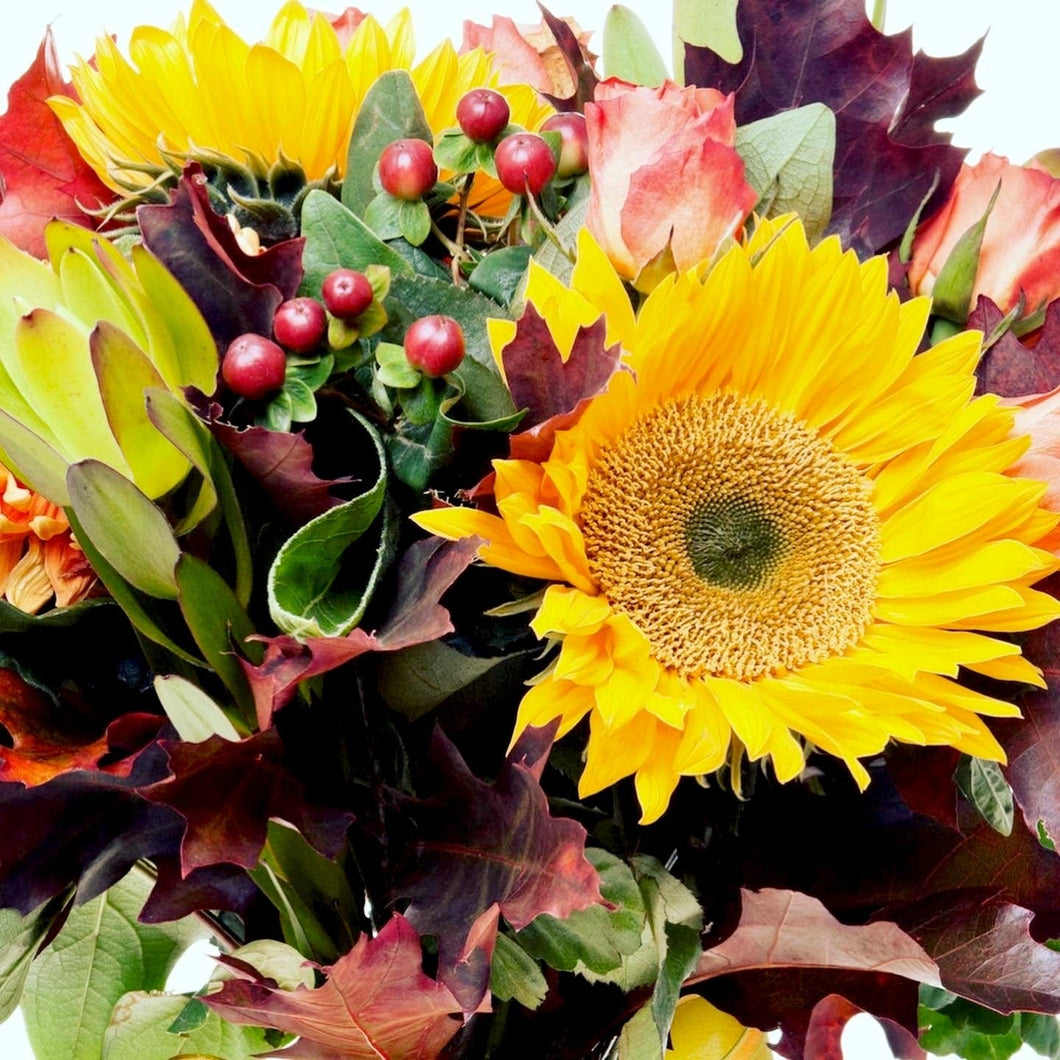 Autumn Beauty Fresh Flower Bouquet - Strelitzia's Floristry & Irish Craft Shop
