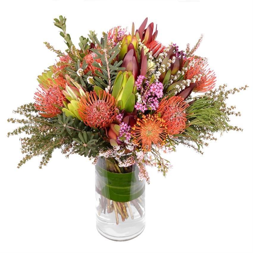 Tropical Sunset - Protea Flower Bouquet - Strelitzia's Floristry & Irish Craft Shop