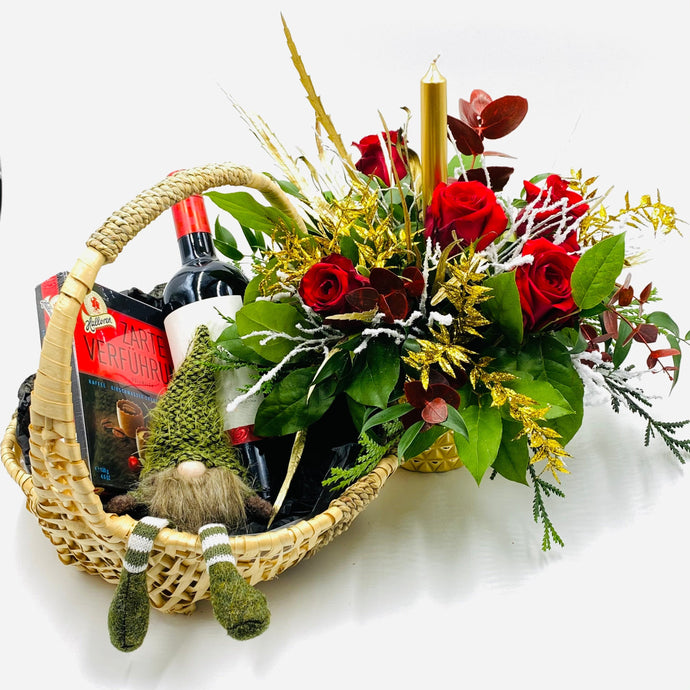 Christmas “Festive Delight” Gift Baskets - Strelitzia's Floristry & Irish Craft Shop