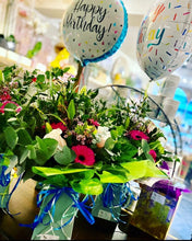 Load image into Gallery viewer, A Happy Birthday “Age” Balloon &amp; Fresh Flower Bouquets - Strelitzia&#39;s Flower &amp; Irish Craft Shop