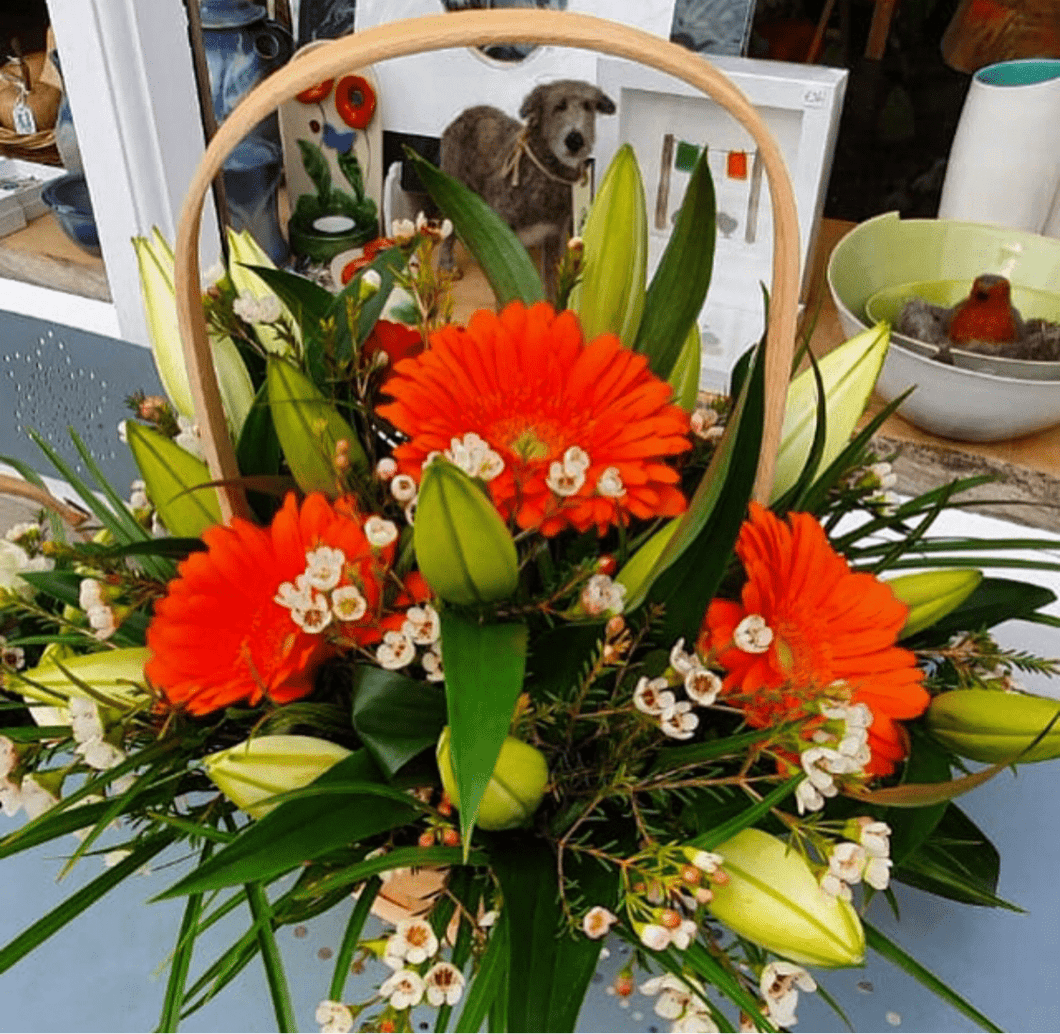 Seasonal Flower Baskets - Strelitzia's Floristry & Irish Craft Shop