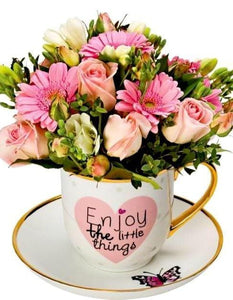 ENJOY THE LITTLE THINGS Fresh Flower Gift - Strelitzia's Floristry & Irish Craft Shop