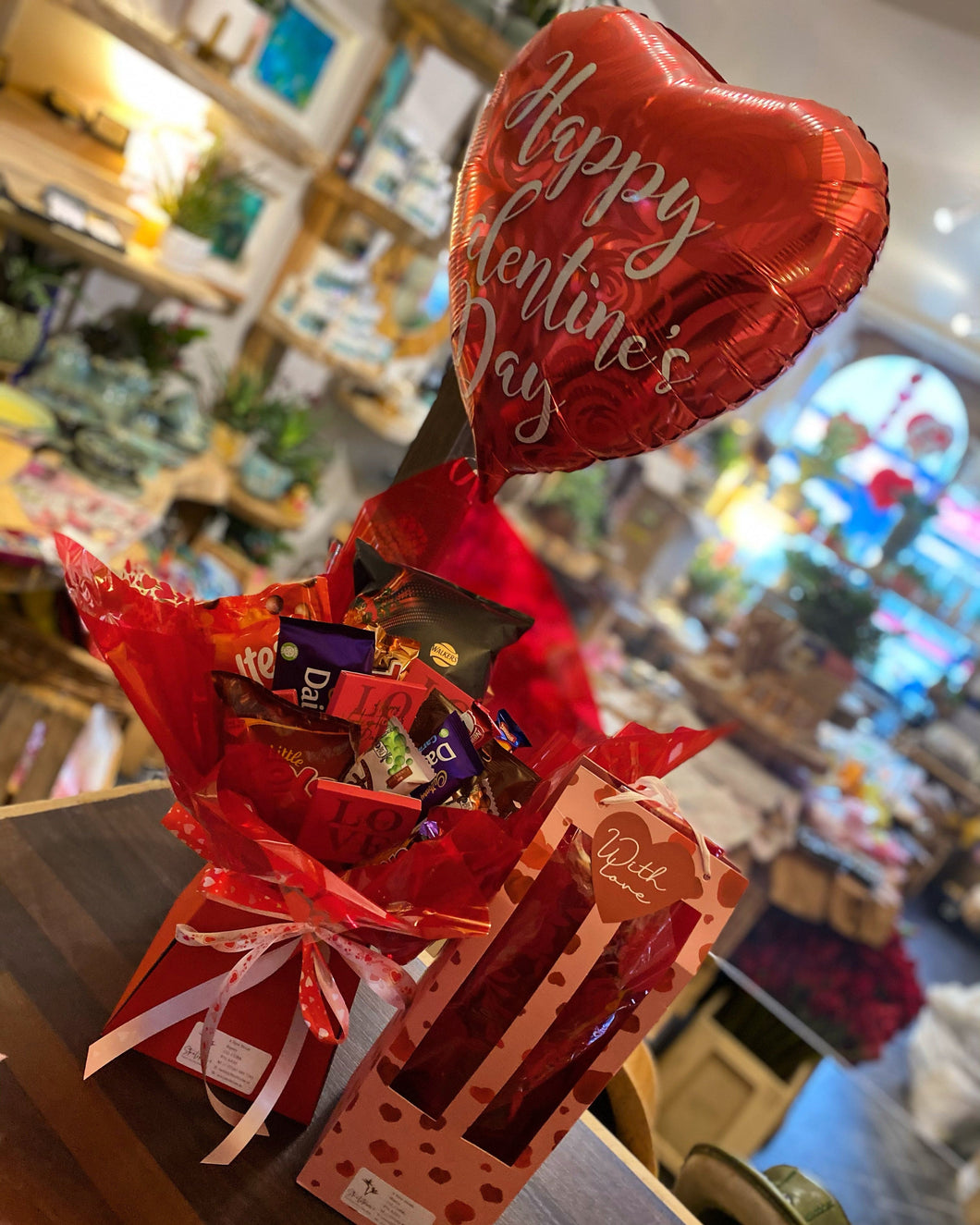Valentine’s Day Chocolate Bouquet - Strelitzia's Floristry & Irish Craft Shop