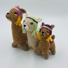 Load image into Gallery viewer, Hand-knitted Llama - Large - Strelitzia&#39;s Floristry &amp; Irish Craft Shop