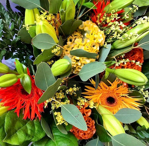 Extra Large Fresh Flower Gift Basket (55cm High) - Strelitzia's Floristry & Irish Craft Shop