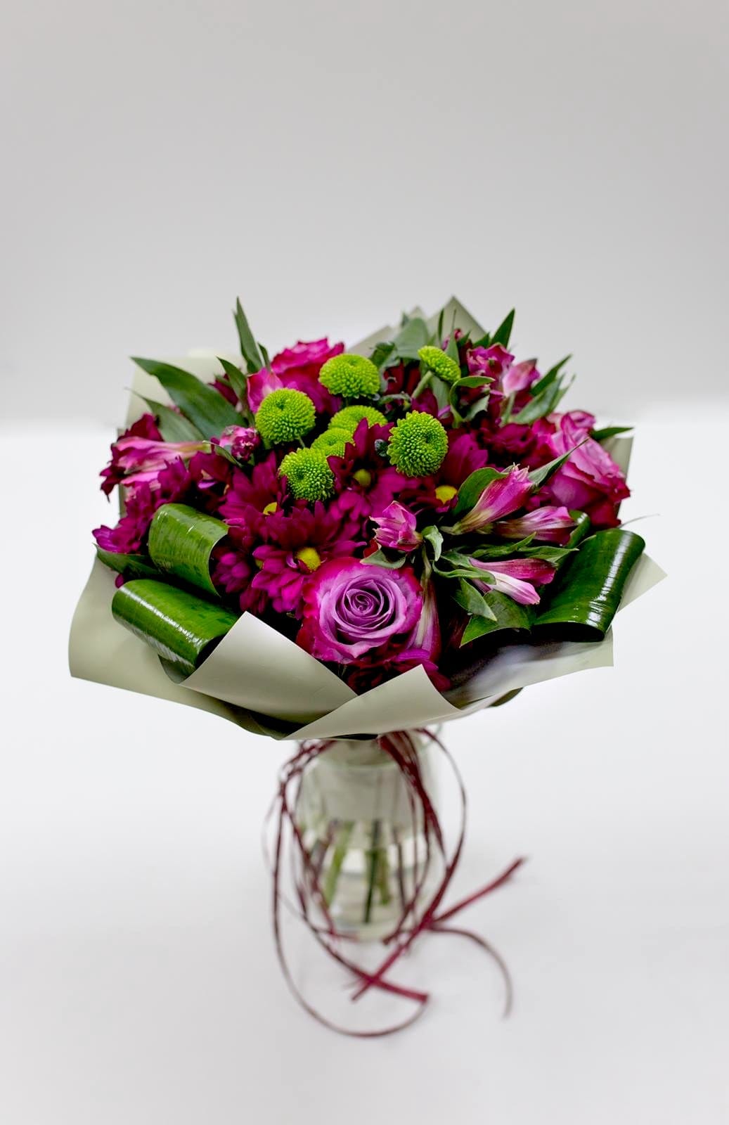 Spring Purple Passion - Flower Bouquet - Strelitzia's Floristry & Irish Craft Shop