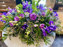 Load image into Gallery viewer, Funeral Wreath - Wild Purple - Strelitzia&#39;s Floristry &amp; Irish Craft Shop