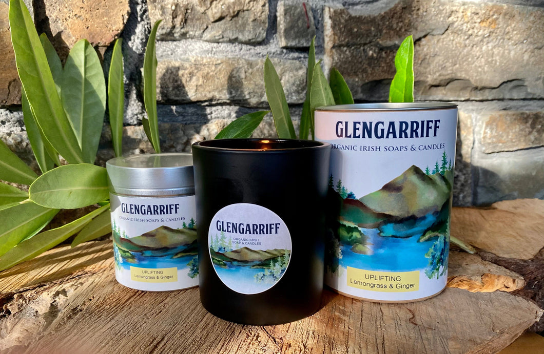 Glengarriff Organic Soy Candle - Uplifting - Strelitzia's Floristry & Irish Craft Shop