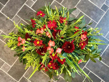 Load image into Gallery viewer, Funeral Wreath - Red and blush. - Strelitzia&#39;s Floristry &amp; Irish Craft Shop