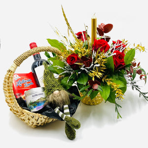 Christmas “Festive Cheer” Gift Baskets - Strelitzia's Floristry & Irish Craft Shop