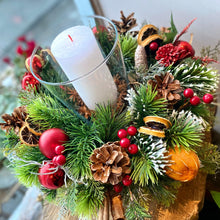 Load image into Gallery viewer, Artificial Christmas Table Centrepiece Displays - Strelitzia&#39;s Floristry &amp; Irish Craft Shop