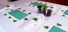 Load image into Gallery viewer, Irish Shamrock Table Placemats (Set of 4) - Strelitzia&#39;s Floristry &amp; Irish Craft Shop
