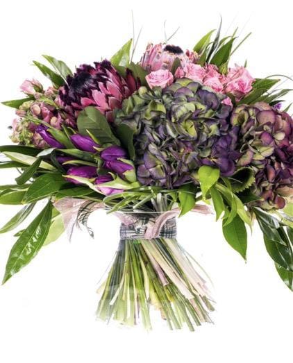 Protea Blush Fresh Flower Bouquet - Strelitzia's Floristry & Irish Craft Shop