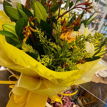 Load image into Gallery viewer, Wild Yellow Fresh Flower Bouquet - Strelitzia&#39;s Floristry &amp; Irish Craft Shop