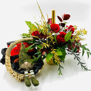 Christmas “ Festive Treat” Gift Baskets - Strelitzia's Floristry & Irish Craft Shop